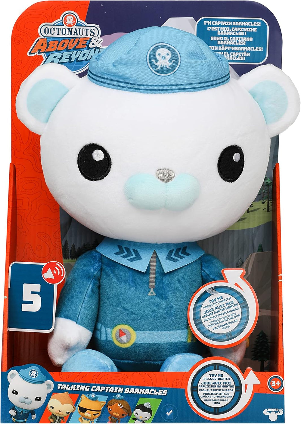 Octonauts Above & Beyond Talking Plush Captain Barnacles