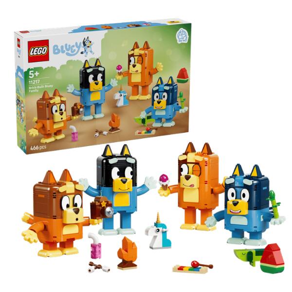Lego Bluey 11217 Brick-Built Bluey Family