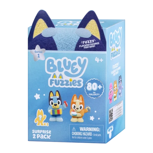 Bluey Fuzzies Blind Bag 2 Figure Pack Assortment