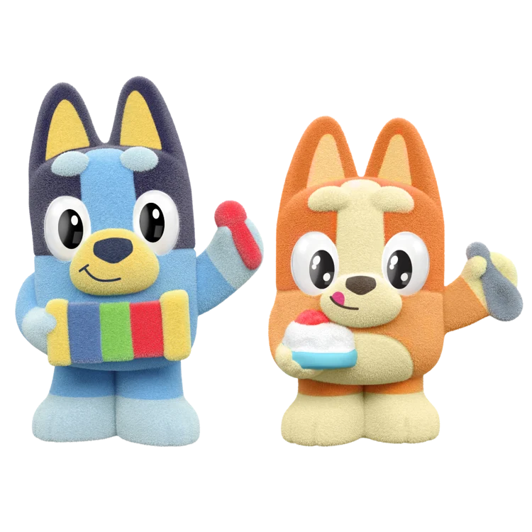 Bluey Fuzzies Blind Bag 2 Figure Pack Assortment