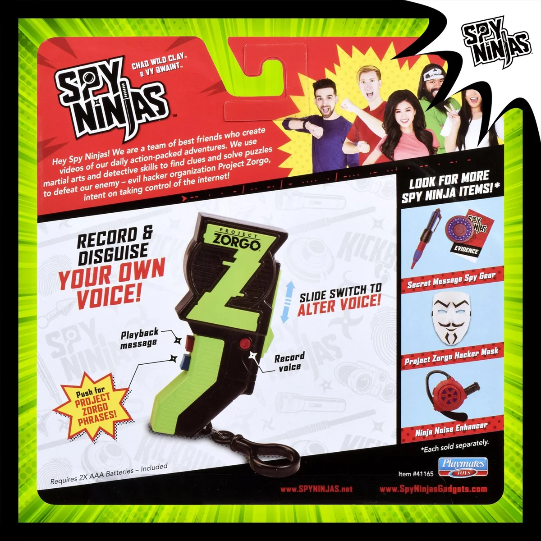 Spy Ninjas Project Zorgo Voice Morpher