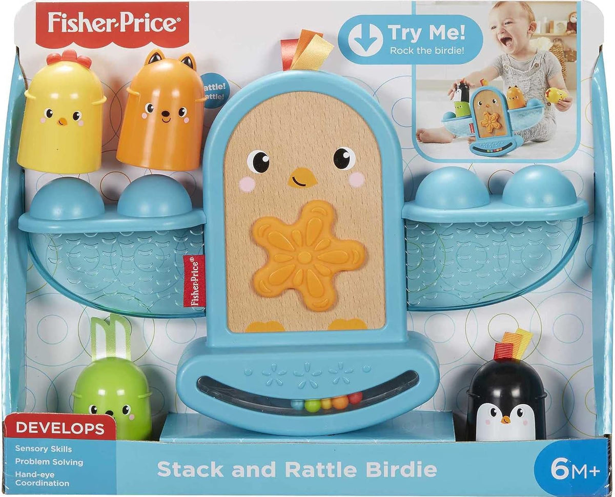 Fisher Price Stack and Rattle Birdie