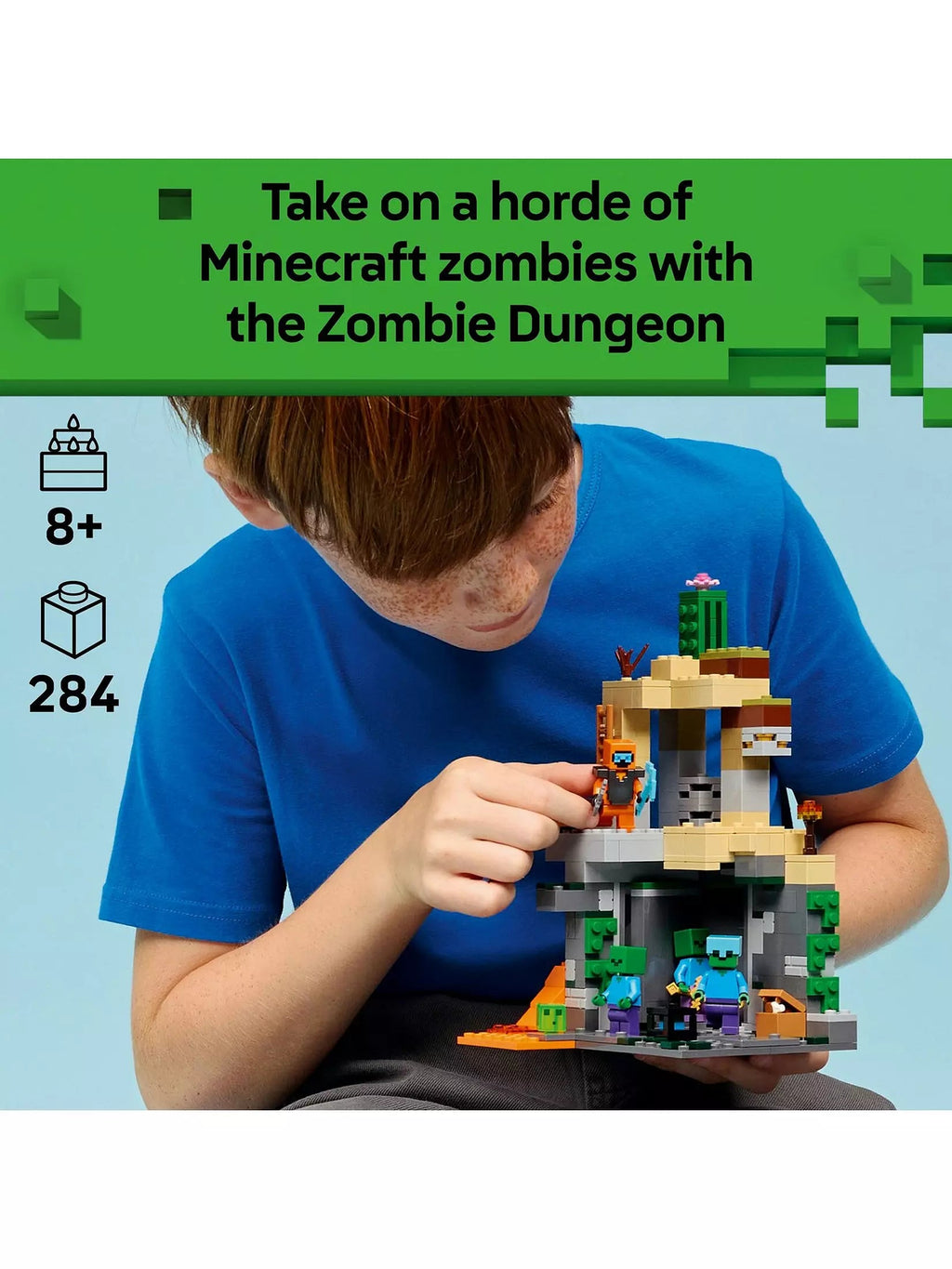 Lego Minecraft 21587 Zombie Dungeon Set