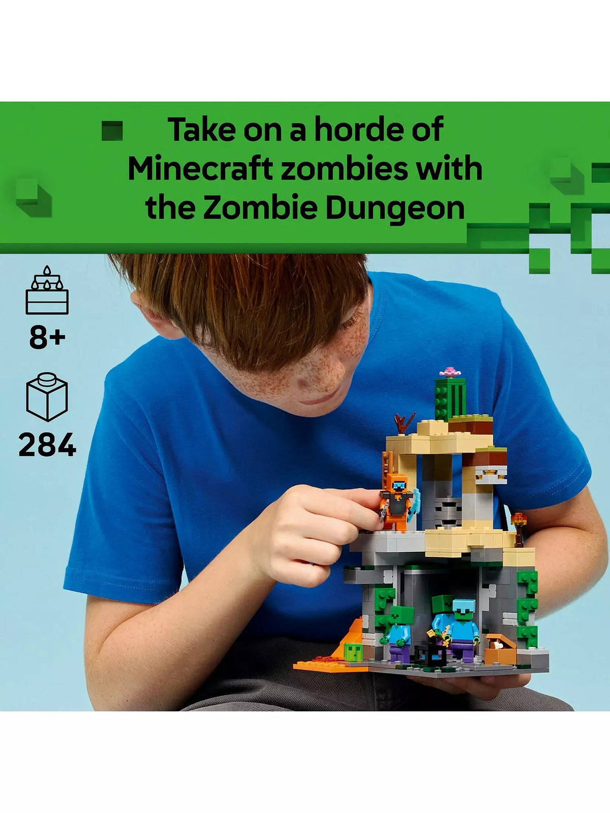Lego Minecraft 21587 Zombie Dungeon Set