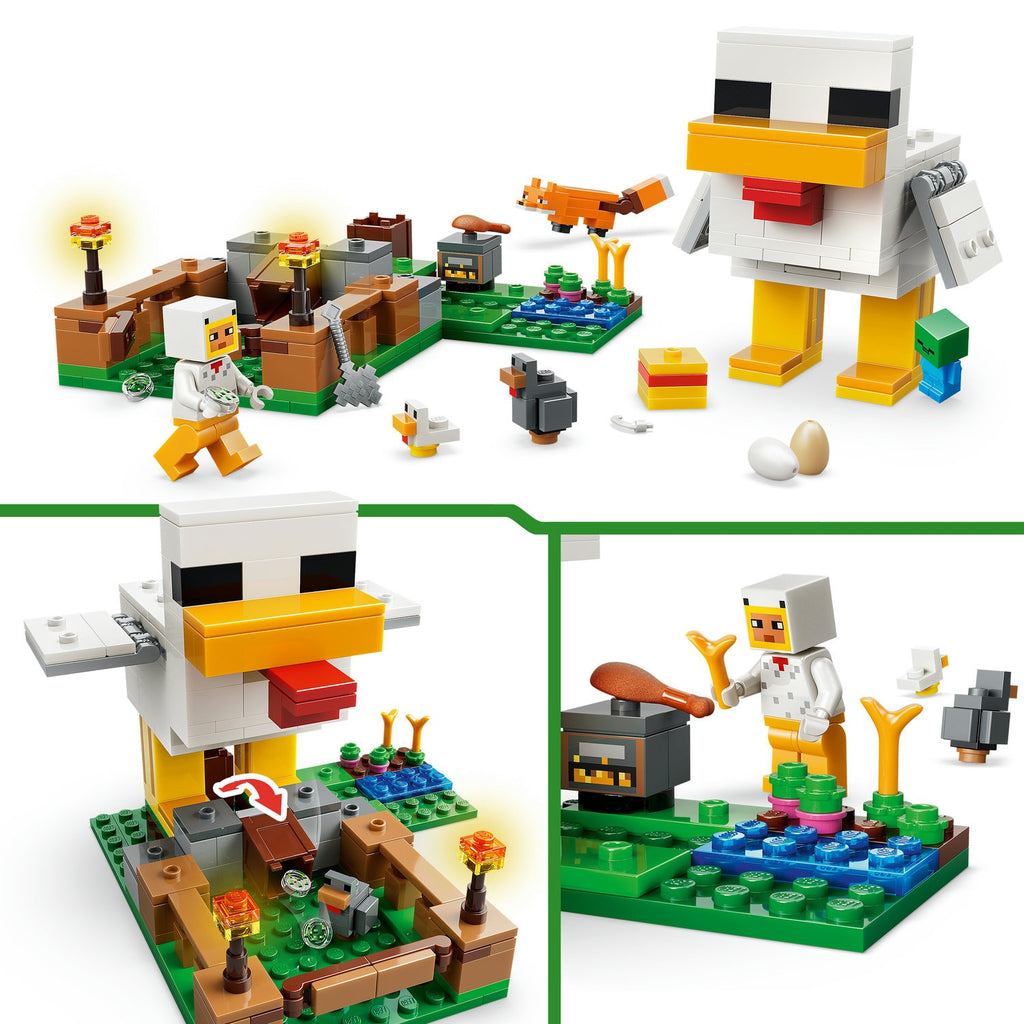 Lego Minecraft 71585 Chicken Farm Set