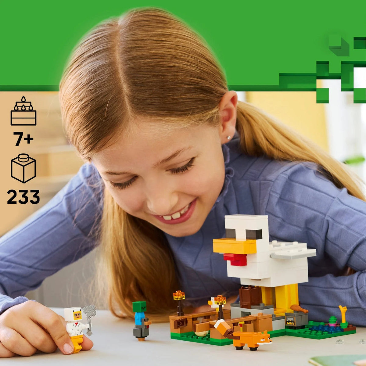 Lego Minecraft 71585 Chicken Farm Set