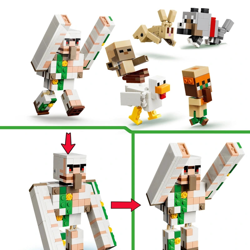 Lego Minecraft 21592 Chicken Jockey Desert Attack Set
