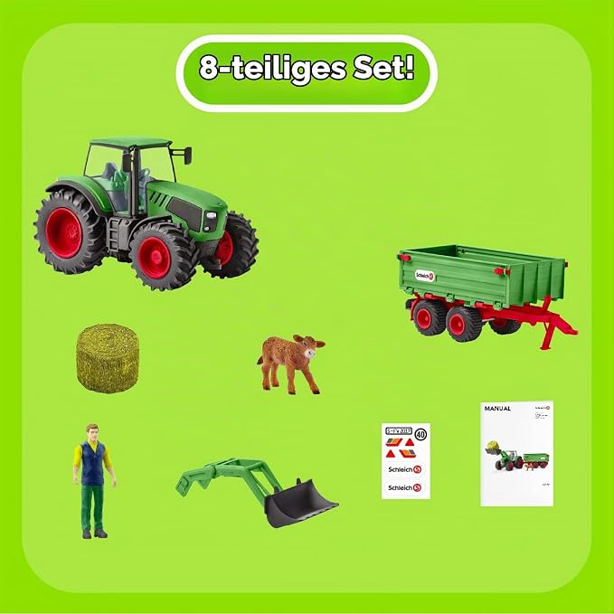 Schleich Tractor with Trailer 42379