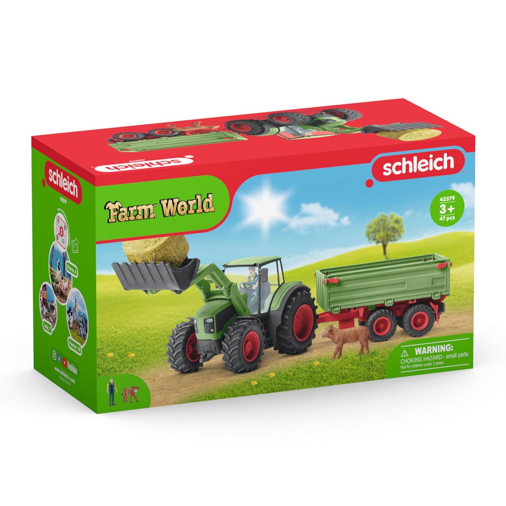 Schleich Tractor with Trailer 42379