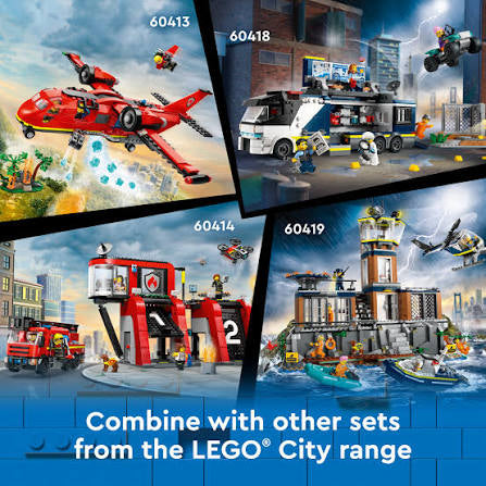 Lego 60413 City Fire Rescue Plane