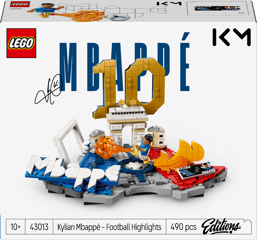 Lego Editions Football Highlights 43013 Kylian Mbappé Set
