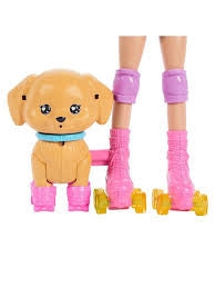 Barbie Pets Skate And Run Pup Playset