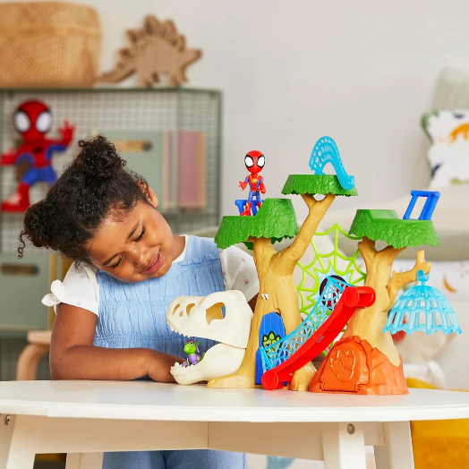 Spidey & His Amazing Friends Dino Webs Treehouse Playset