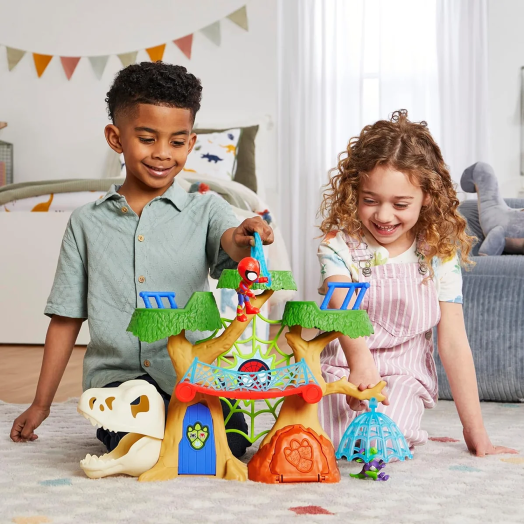 Spidey & His Amazing Friends Dino Webs Treehouse Playset