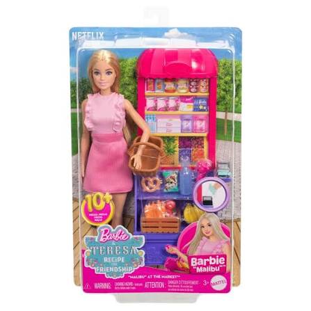 Barbie Malibu At The Market Playset