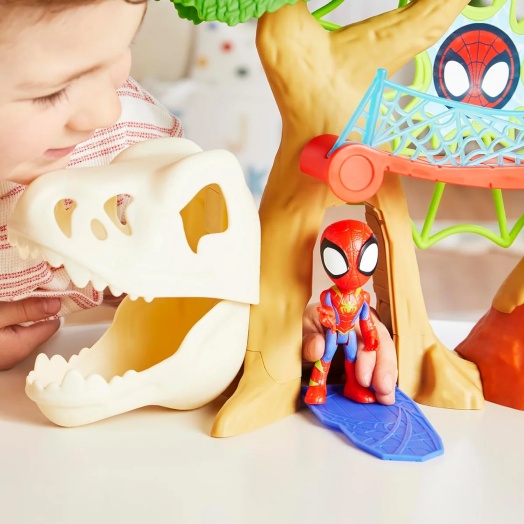 Spidey & His Amazing Friends Dino Webs Treehouse Playset
