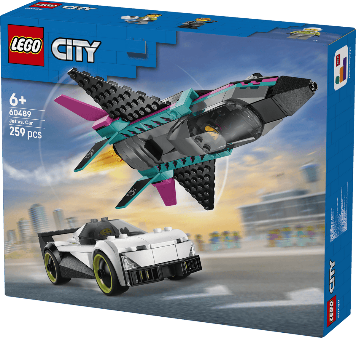 LEGO City 60489 Jet Vs. Car Set
