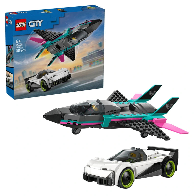 LEGO City 60489 Jet Vs. Car Set