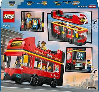 LEGO City 60407 Double-Decker Sightseeing Bus Set