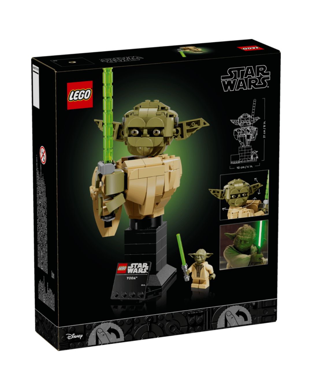 LEGO Star Wars 75438 Yoda Bust Set for Adults
