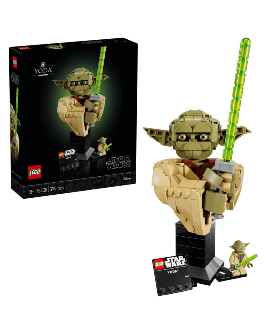 LEGO Star Wars 75438 Yoda Bust Set for Adults