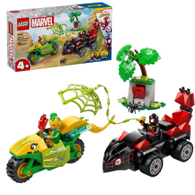 LEGO Marvel 11198 Spidey Spin And Electro Dinosaur Vehicle Chase