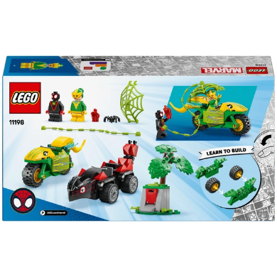 LEGO Marvel 11198 Spidey Spin And Electro Dinosaur Vehicle Chase