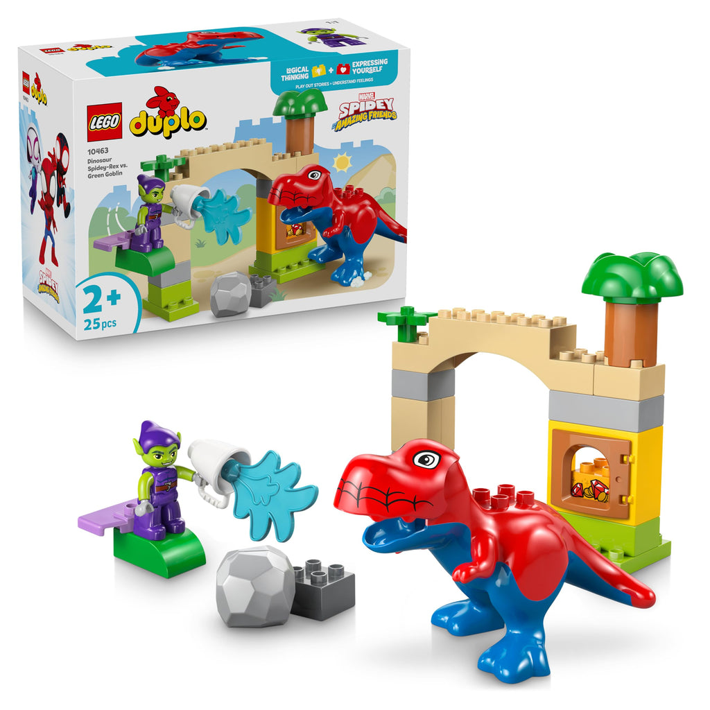 LEGO DUPLO 10463 Marvel Dinosaur Spidey-Rex vs. Green Goblin Set