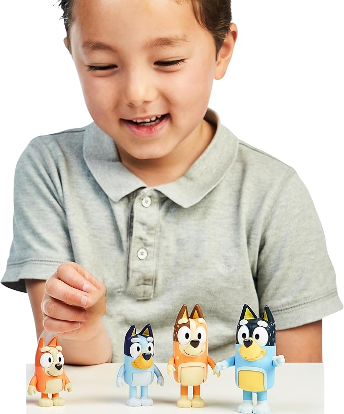 Bluey & Family 4 Figure Set