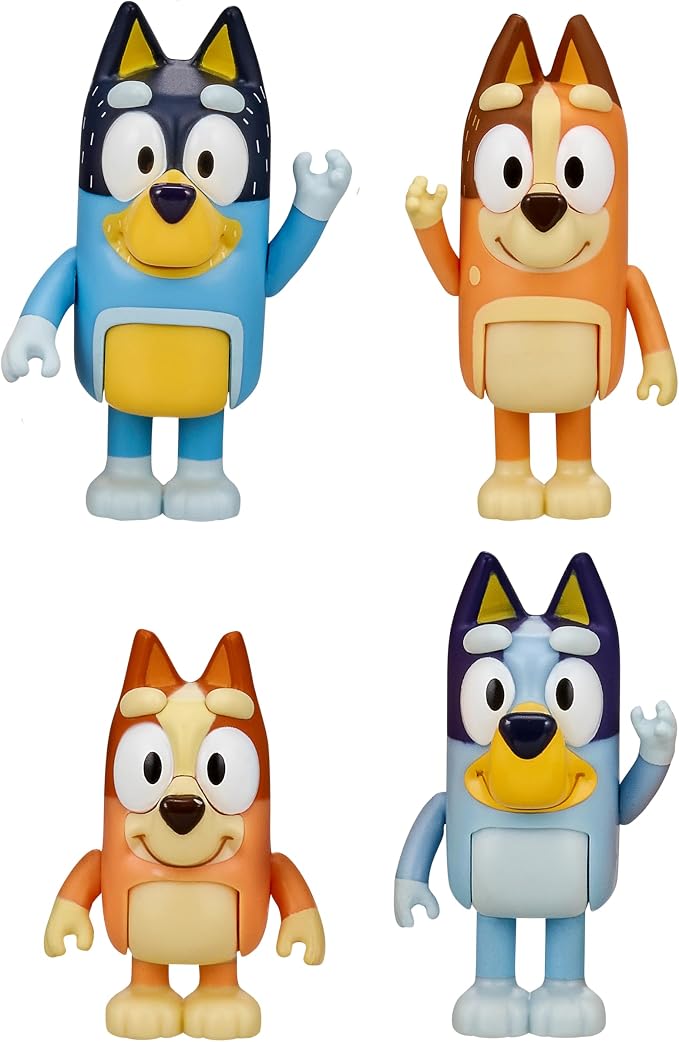 Bluey & Family 4 Figure Set