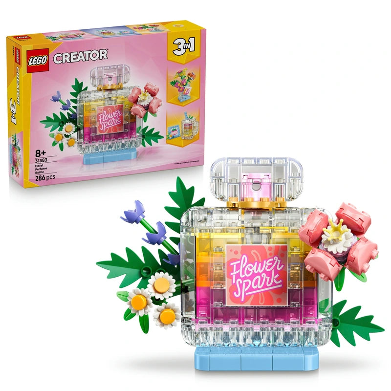 LEGO Creator 31383 Perfume Bottle With Flower Decoration 3-In-1