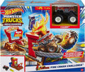 Hot Wheels Monster Truck Fire Crash
