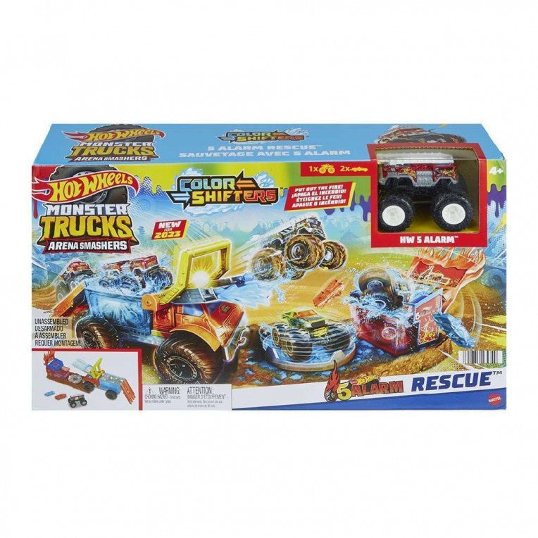 Hot Wheels Monster Truck Rescue Set