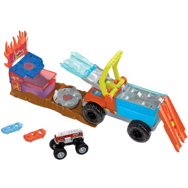 Hot Wheels Monster Truck Rescue Set