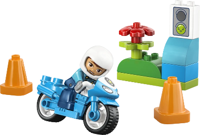 Lego® Duplo® Town Blue Police Motorcycle Playset 10471 Motorcycle