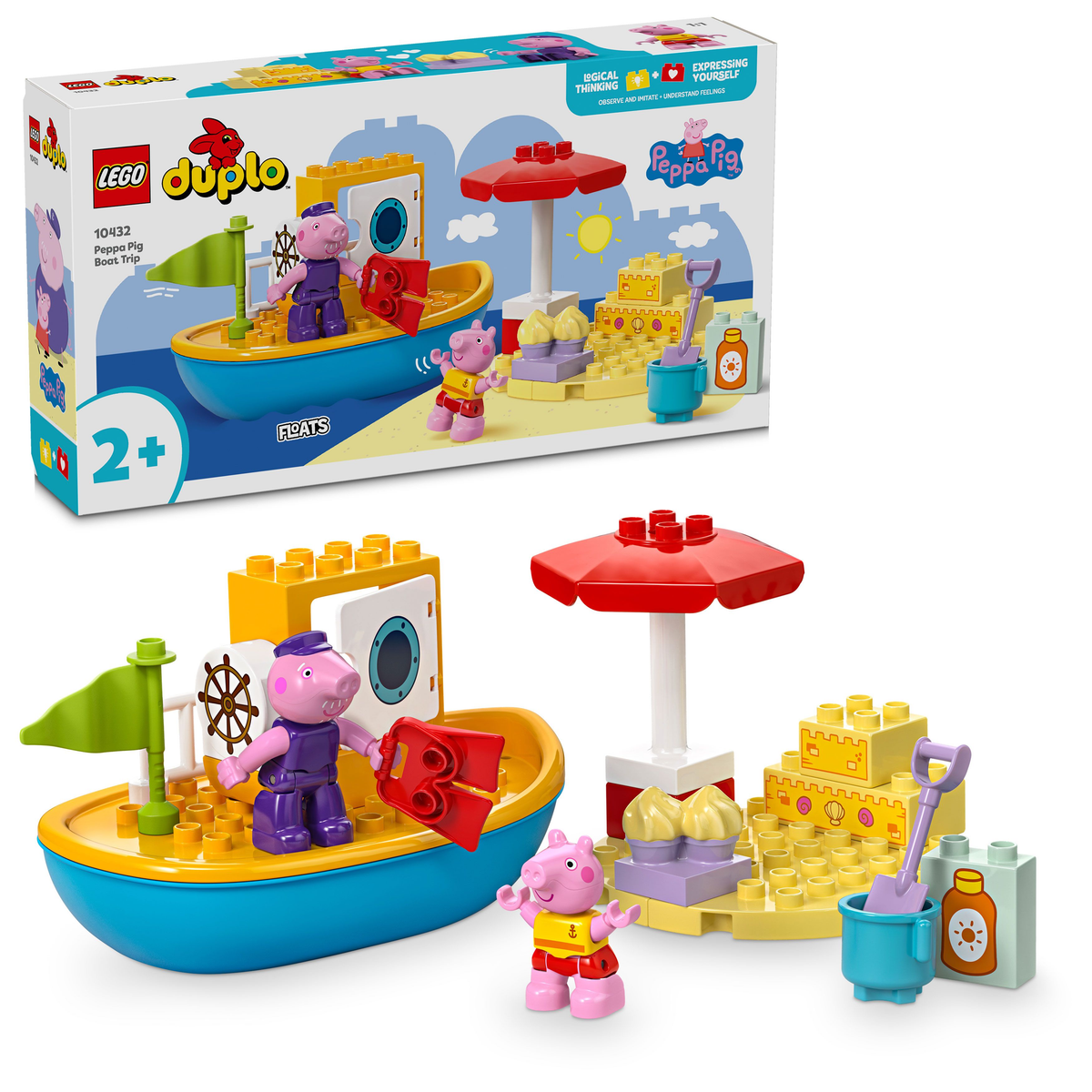 LEGO DUPLO Peppa Pig Boat Trip Playset 10432