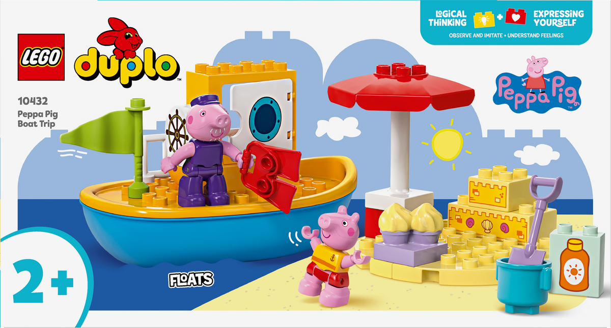 LEGO DUPLO Peppa Pig Boat Trip Playset 10432