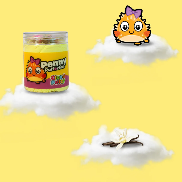 Penny Pufferfish Cloud Putty