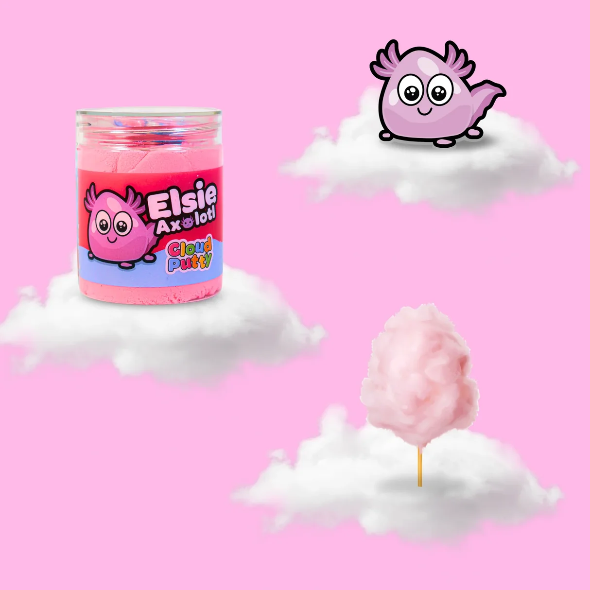 Elsie Axolotl Cloud Putty