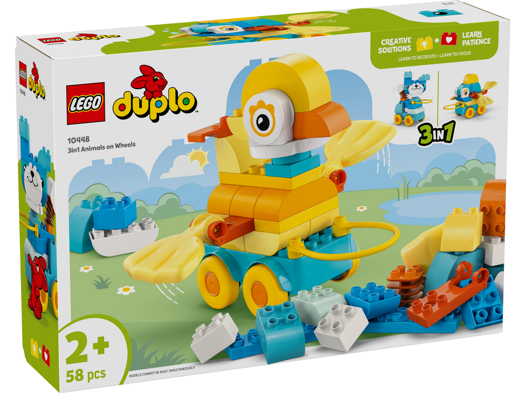 LEGO Duplo 10448 3in1 Animals On Wheels