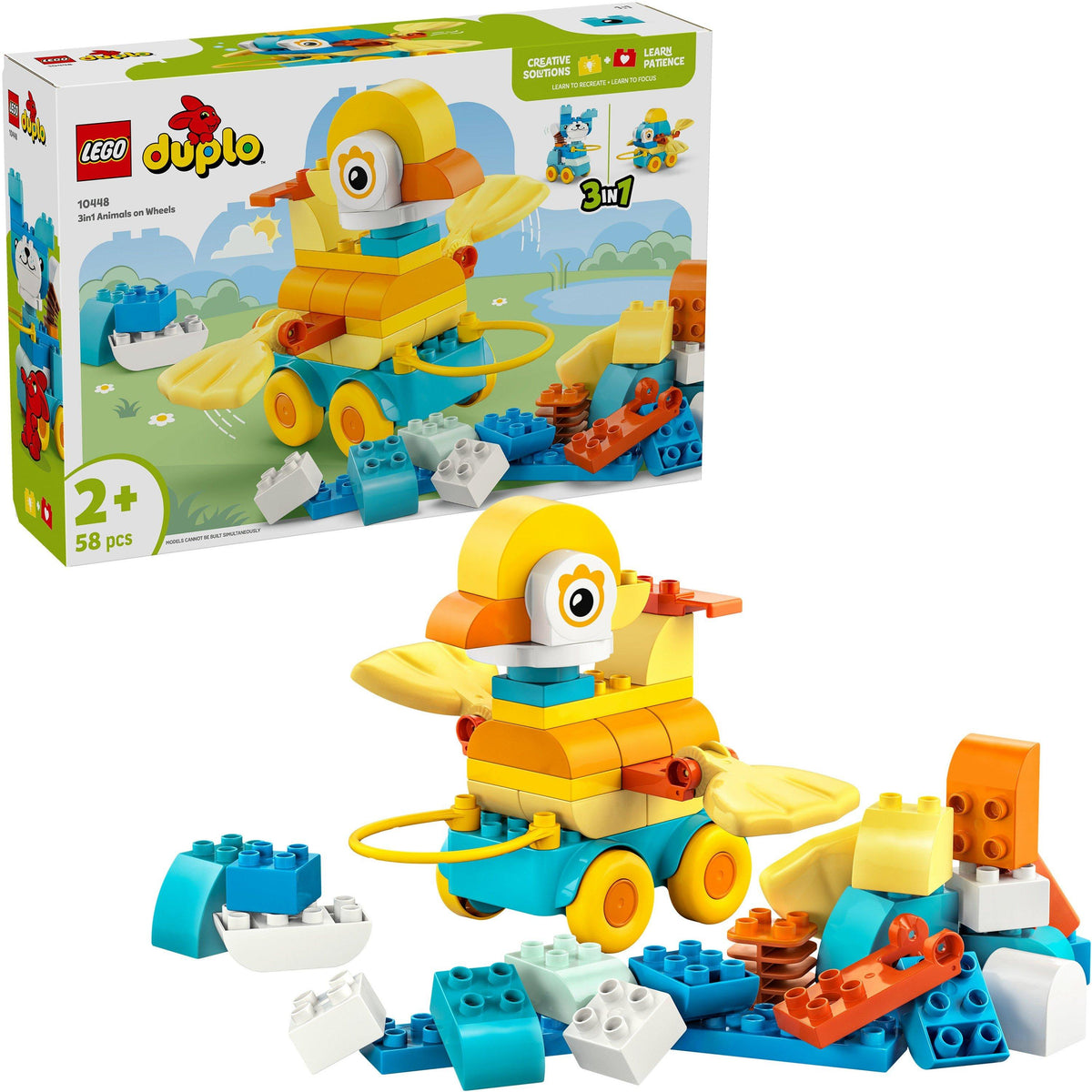 LEGO Duplo 10448 3in1 Animals On Wheels
