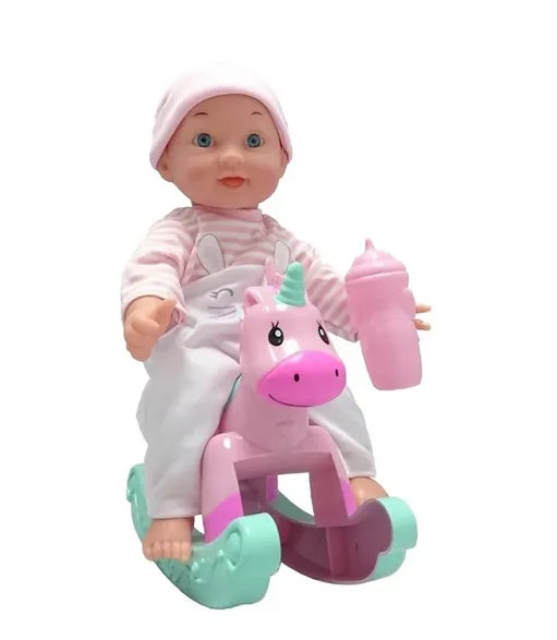 Bundle of Love Doll & Unicorn Rocker