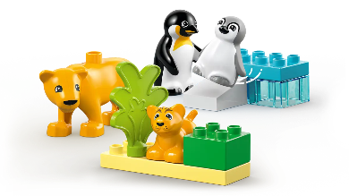 LEGO Duplo 10442 Wild Animal Families: Penguins & Lions