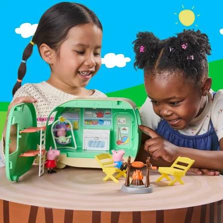 Peppa Pig Three Little Piggies Caravan Playset