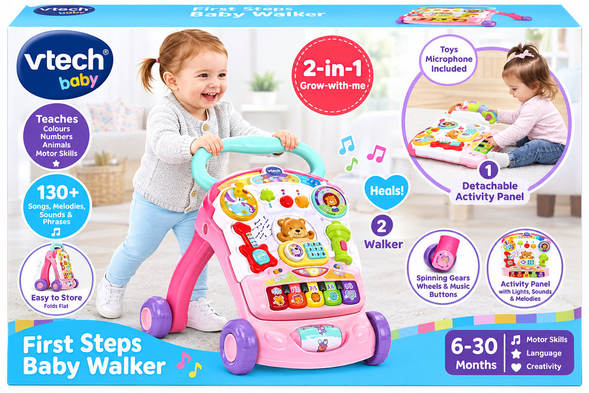 Vtech First Steps Baby Walker Pink