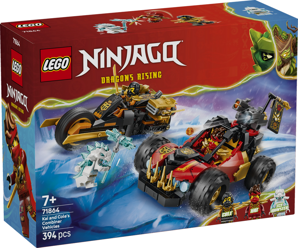 Lego Ninjago Kai And Cole’s Combiner Vehicles 71864