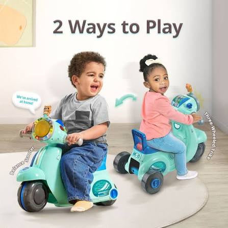 Vtech 2-in-1 Ride & Balance Scooter Blue