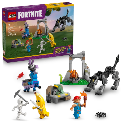 Lego Fortnite® Peely & Sparkplug’s Camp Video Game Building Set 77075