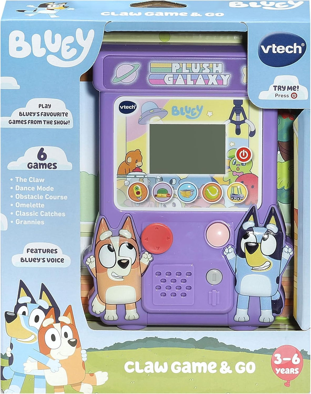 Vtech Bluey Claw Game & Go
