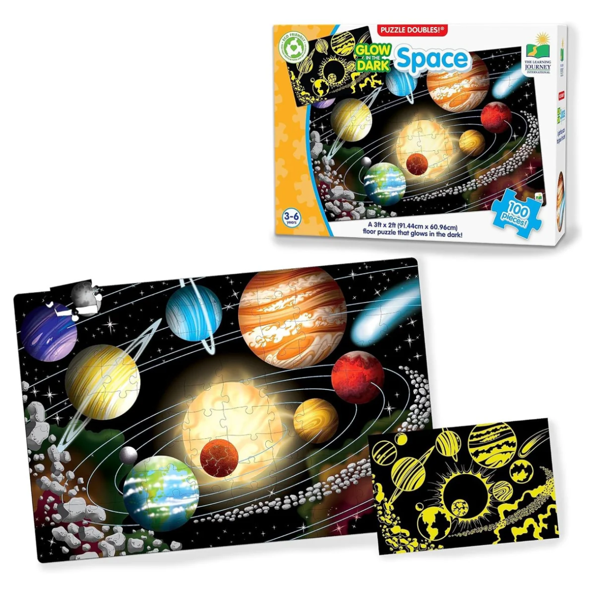 Puzzle Doubles - Glow In The Dark Space